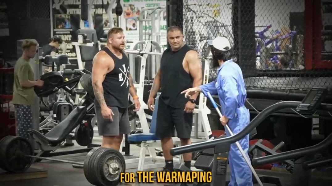 ANATOLY Use 32kg Mop in a GYM _ ELITE Powerlifter Pretended to be a CLEANER #45